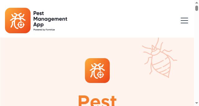 Screenshot of pestmanagementapp.com