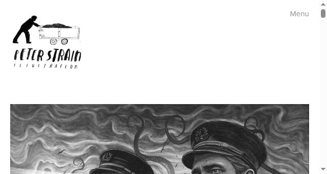 Screenshot of peterstrain.co.uk