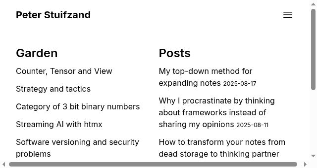 Screenshot of peterstuifzand.nl