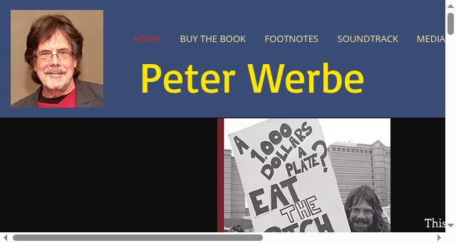 Screenshot of peterwerbe.org