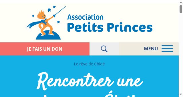 Screenshot of petitsprinces.com