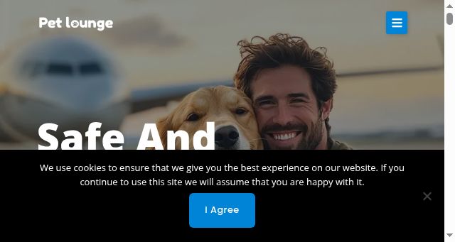 Screenshot of petloungecr.com