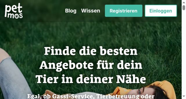 Screenshot of petmos.com