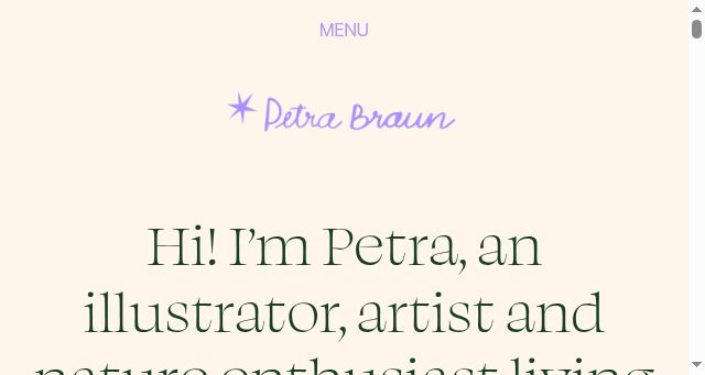 Screenshot of petra-braun.com