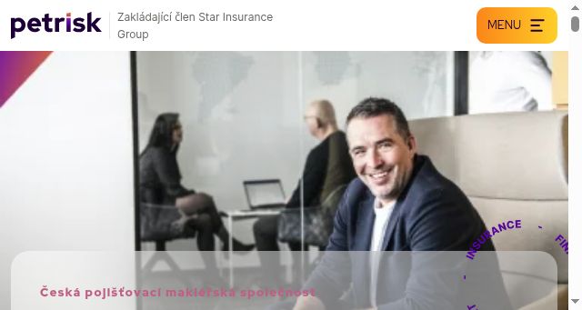 Screenshot of petrisk.cz