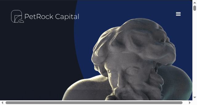 Screenshot of petrock.capital