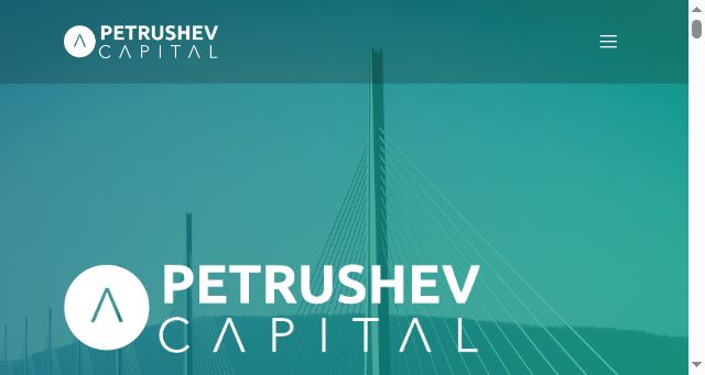 Screenshot of petrushevcapital.com