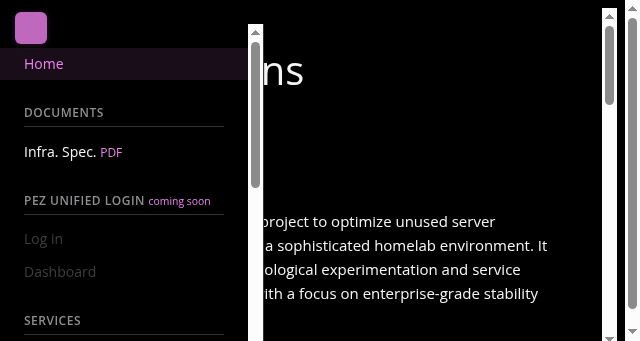 Screenshot of pez.solutions