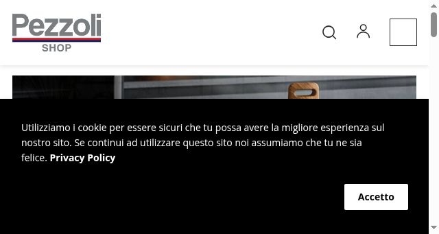Screenshot of pezzolishop.com