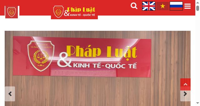 Screenshot of phapluatkinhtequocte.vn