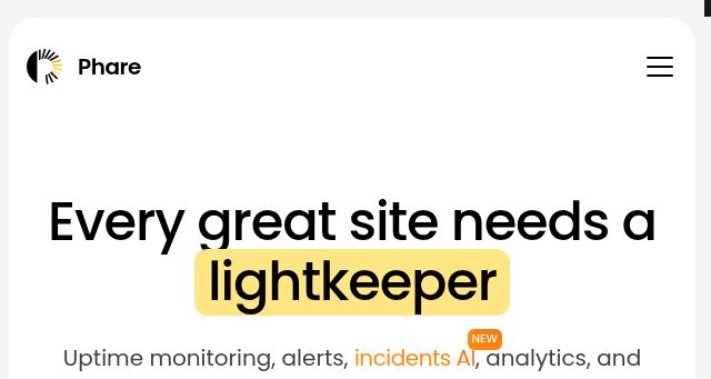 Screenshot of phare.io