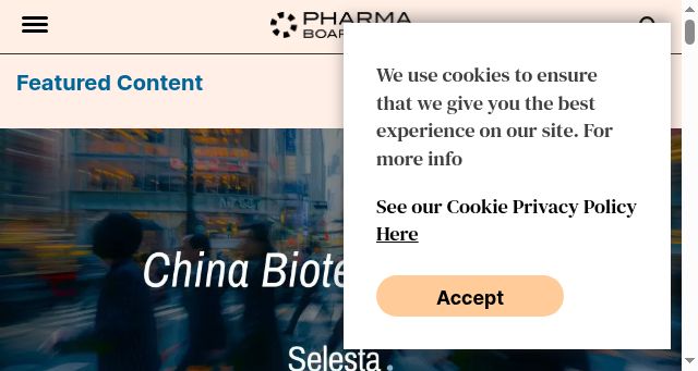 Screenshot of pharmaboardroom.com