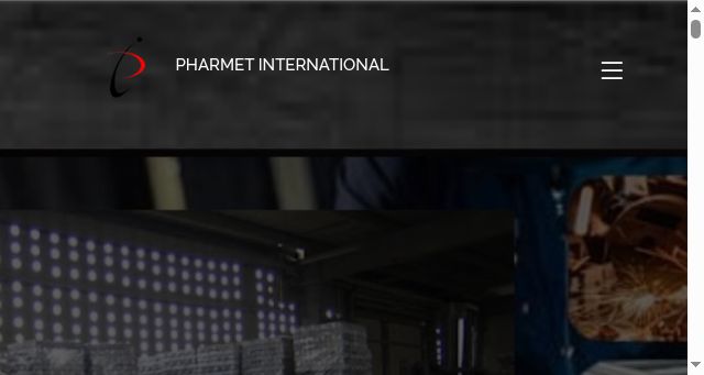 Screenshot of pharmet-international.com