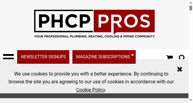 Screenshot of phcppros.com