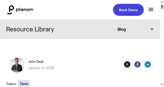 Screenshot of phenom.com