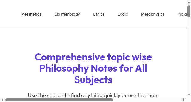 Screenshot of philosophy.institute
