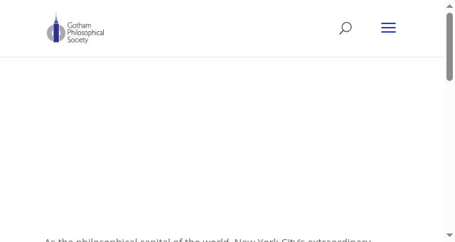 Screenshot of philosophy.nyc