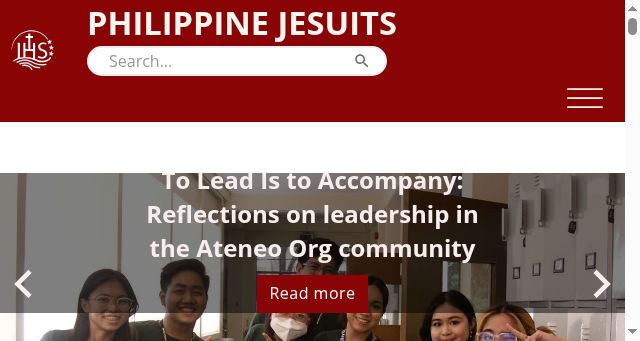 Screenshot of phjesuits.org