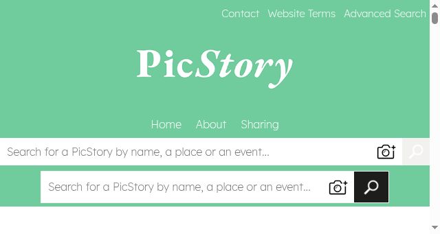 Screenshot of picstory.co.uk