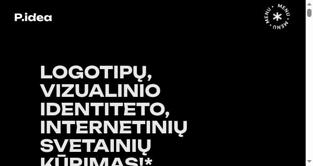 Screenshot of pidea.lt