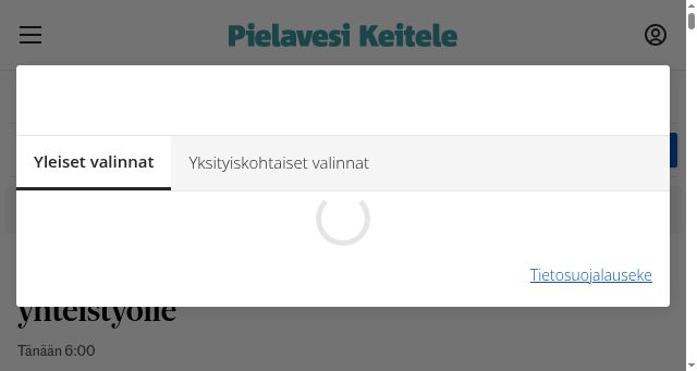 Screenshot of pielavesi-keitele.fi