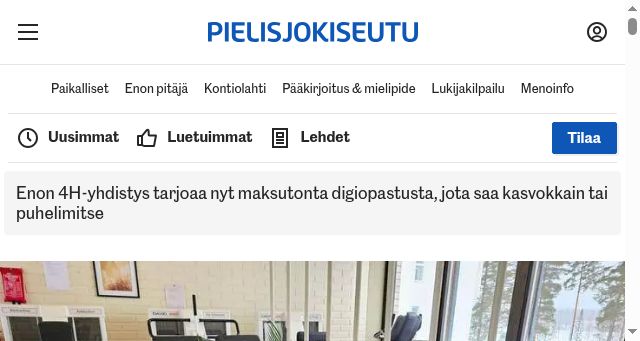 Screenshot of pielisjokiseutu.fi