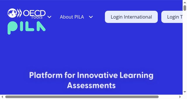 Screenshot of pilaproject.org