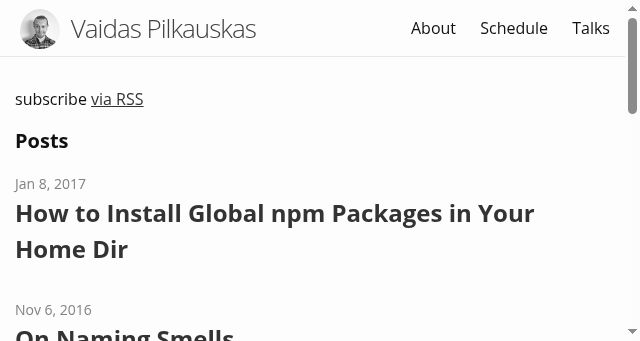 Screenshot of pilkauskas.lt