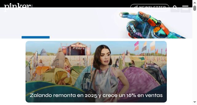 Screenshot of pinkermoda.com