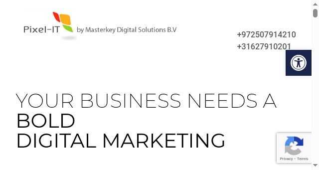 Screenshot of pixelit.co.il