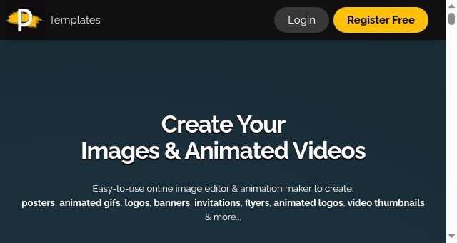 Screenshot of pixteller.com