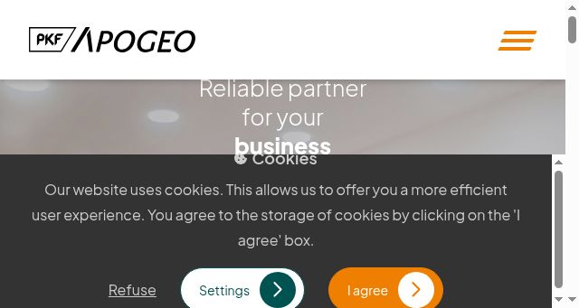 Screenshot of pkfapogeo.cz