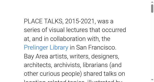 Screenshot of placetalks.online