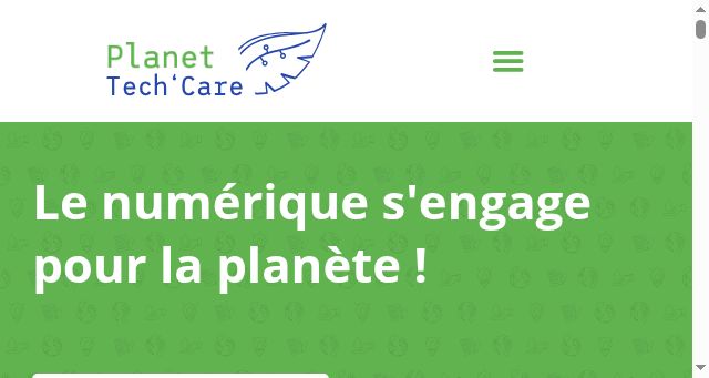 Screenshot of planet-techcare.green