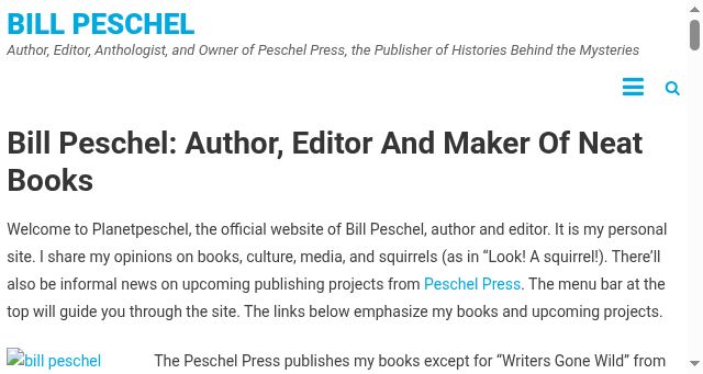 Screenshot of planetpeschel.com