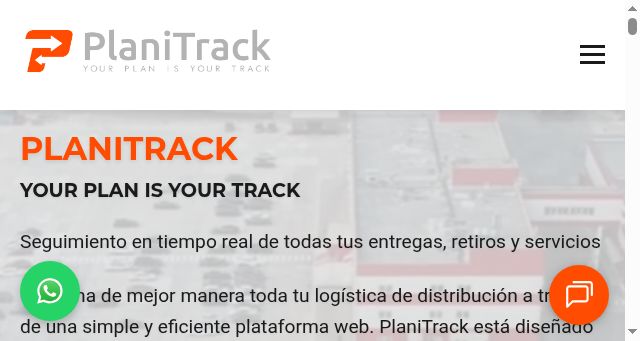 Screenshot of planitrack.com