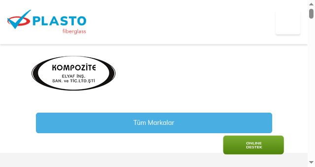 Screenshot of plasto.com.tr