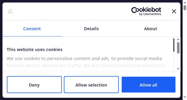 Screenshot of playtech.com