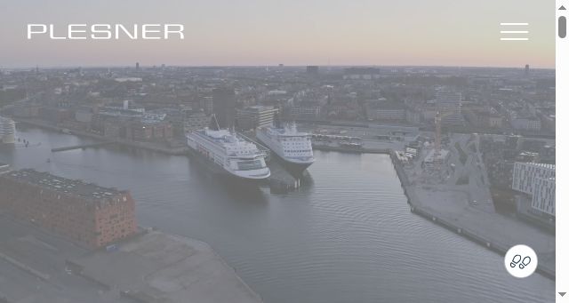 Screenshot of plesner.com