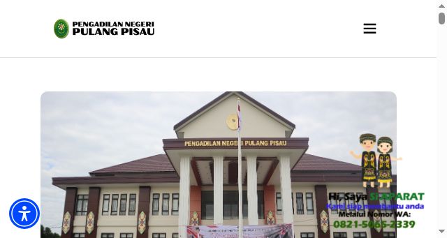 Screenshot of pn-pulangpisau.go.id