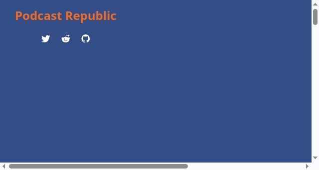 Screenshot of podcastrepublic.net