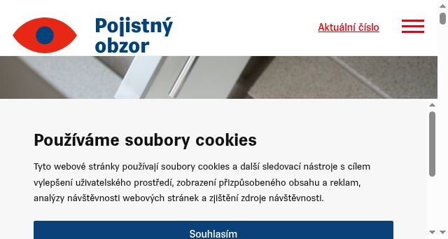 Screenshot of pojistnyobzor.cz