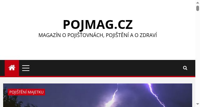 Screenshot of pojmag.cz