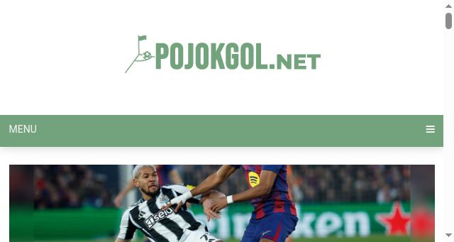 Screenshot of pojokgol.net