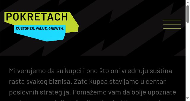 Screenshot of pokretach.rs