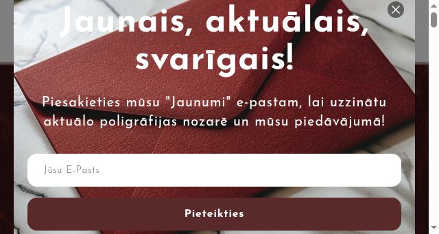 Screenshot of polap.lv