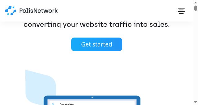 Screenshot of polisnetwork.io