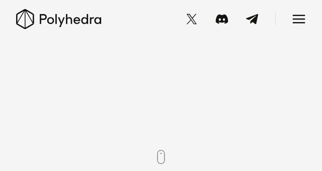 Screenshot of polyhedra.network