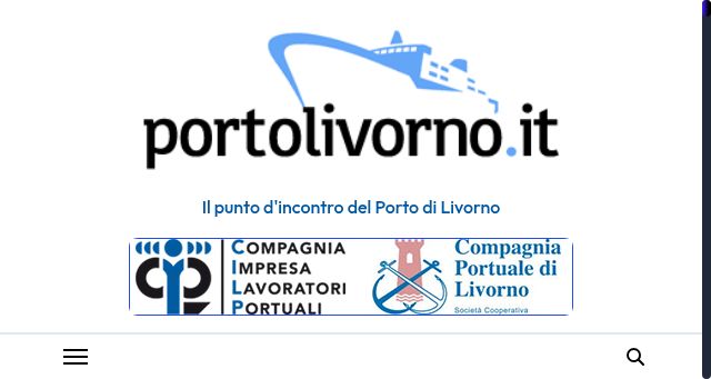 Screenshot of portolivorno.it