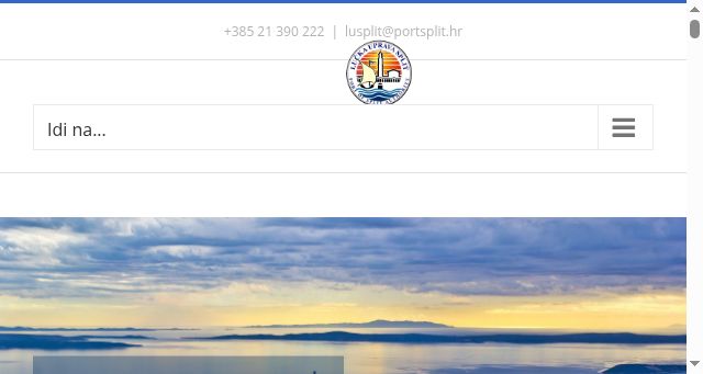 Screenshot of portsplit.hr